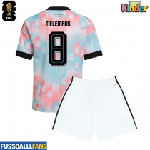 Belgien Youri Tielemans #8 Auswärts Trikotsatz Kinder WM 2026 Kurzarm (+ Kurze Hosen)